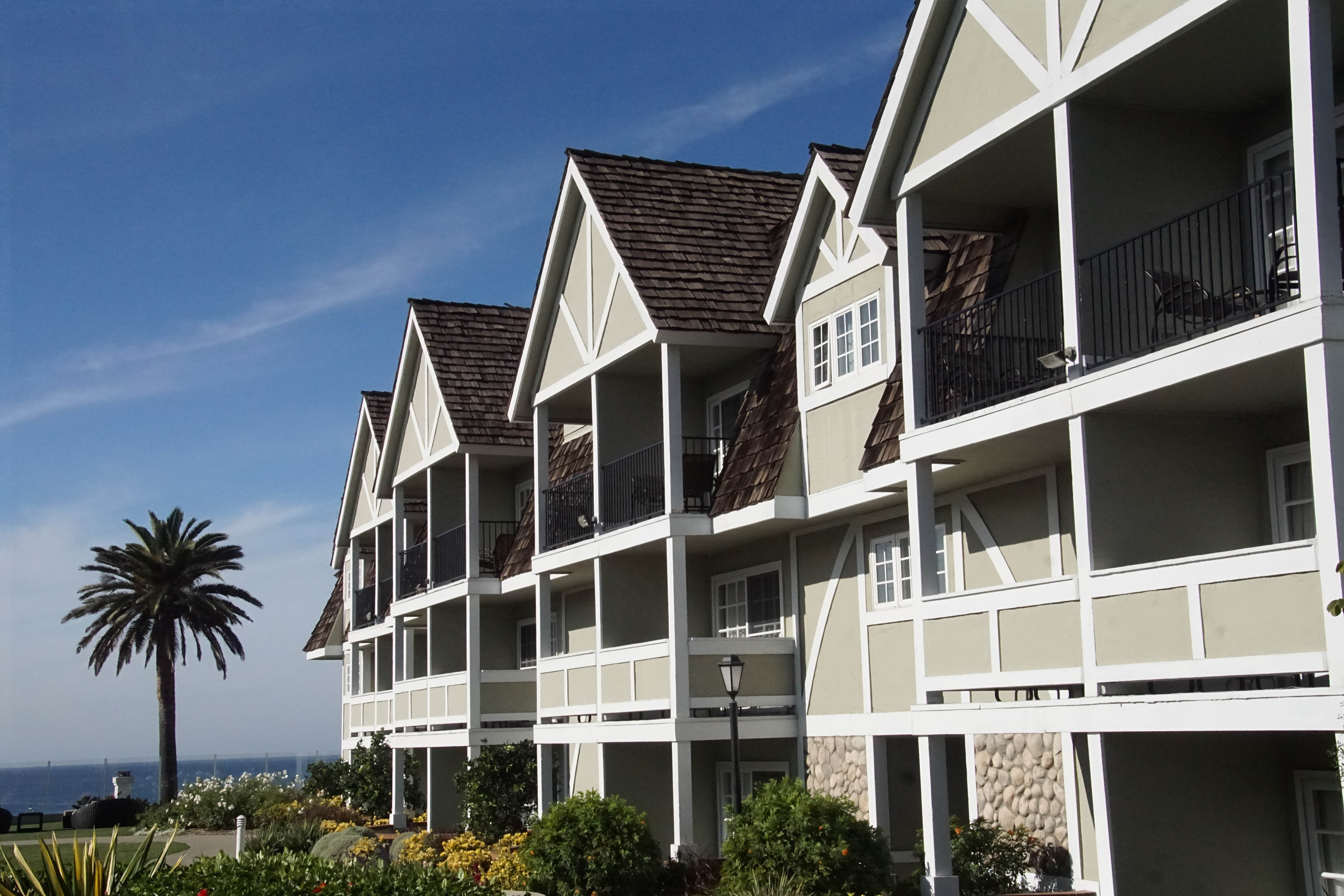 Beach resort in the coastal town